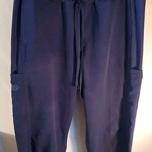Dick's Navy Blue Scrub Stretch Pants Size M/T Unisex